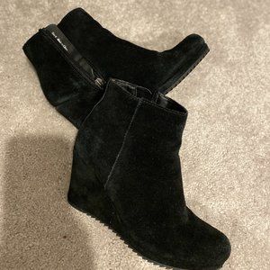 Black ankle boots